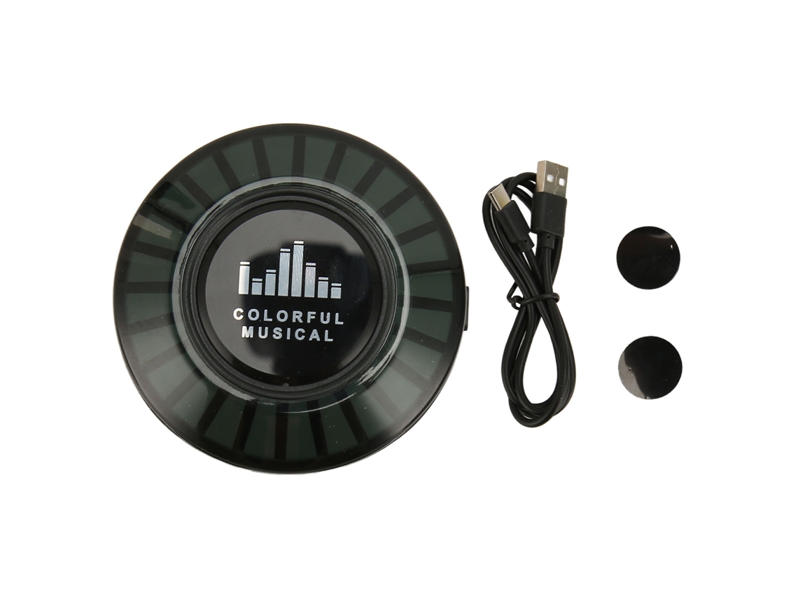 Altavoz De Condução Óssea Mini Bluetooth 5.0 Com Luzes Rgb Ritmo Portátil Recarregável