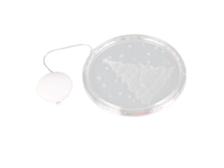 Lámpara Colgante Decorativa Navideña Led Redonda, Transparente Y Brillante Para Sala De Estar Y Patio.