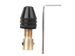 Accesorios De Alta Calidad Para Mini Taladro Eléctrico, Mandril De Latón Negro, Juego De Orificios De 2,35 Mm/3,175 Mm.