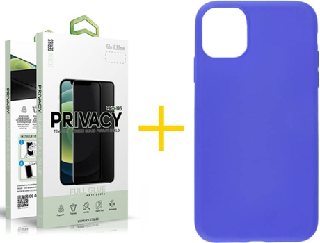 Carcasa + Protector de Pantalla para iPhone 11 Pro SKYHE Azul