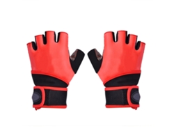 Guantes unisex de medio dedo Boodun para gimnasio, deportes, levantamiento de pesas y fitness (talla M)