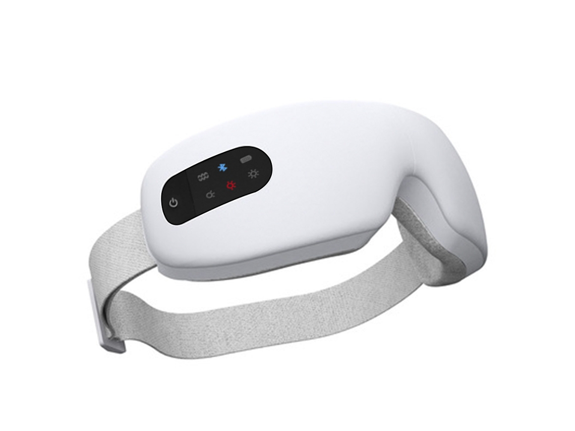 Gafas de masaje con Bluetooth, masajeador ocular inteligente 4D, vibración y calor. Mdug