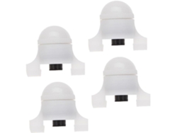 Indicadores De Picada Led Para Pesca Al Aire Libre, Lámparas De Plástico Blanco Ligeras.