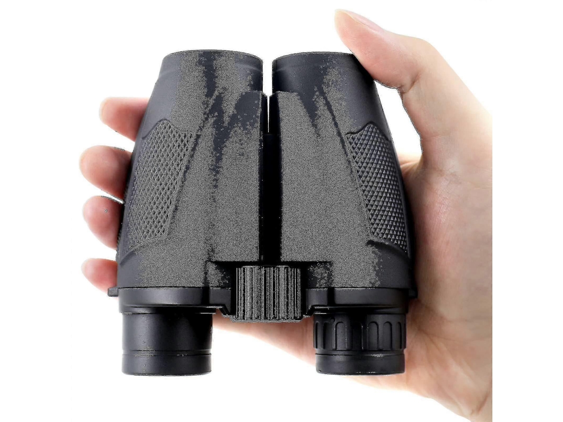 Mini binoculares 10x25, binoculares de bolsillo, telescopio plegable equipado con Gusshious
