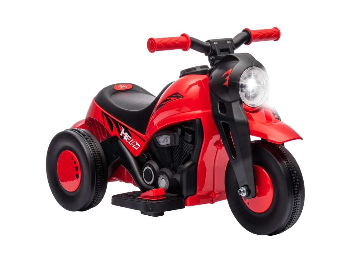 Motocicleta Eléctrica De 6v Con Música, Velocidad De 2,5 A 3 Km/h, Apta Para Niños De 2 A 5 Años.