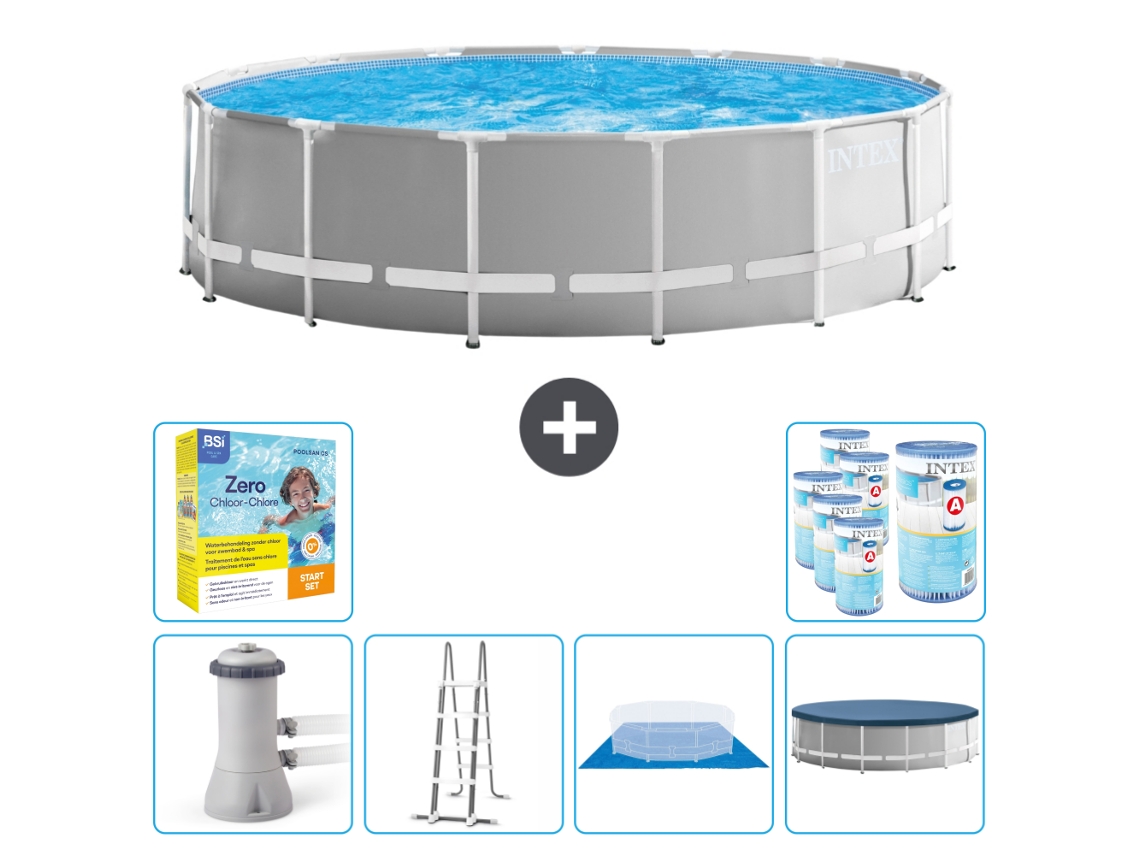 Piscina Tubular INTEX 26726GN-CB47 (16805 L - 457x122cm)