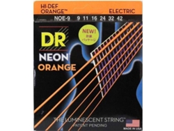 Juego de Cuerdas Guitarra Eléctrica DR NOE-9 Neon Orange (.009 - .011 - .016 - .024 - .032 - .042 - Níquel)
