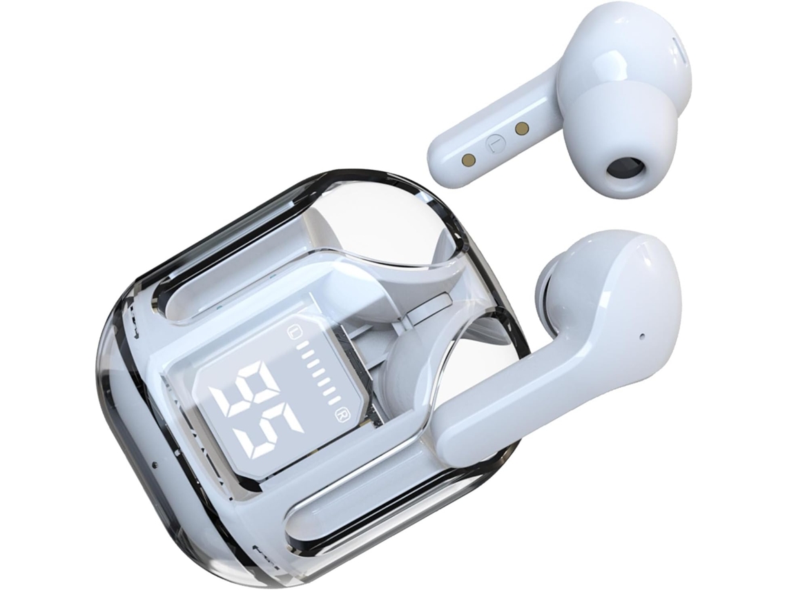 Auriculares Transparentes Y Elegantes Con Control Táctil Y Cancelación De Ruido Estéreo Hifi.
