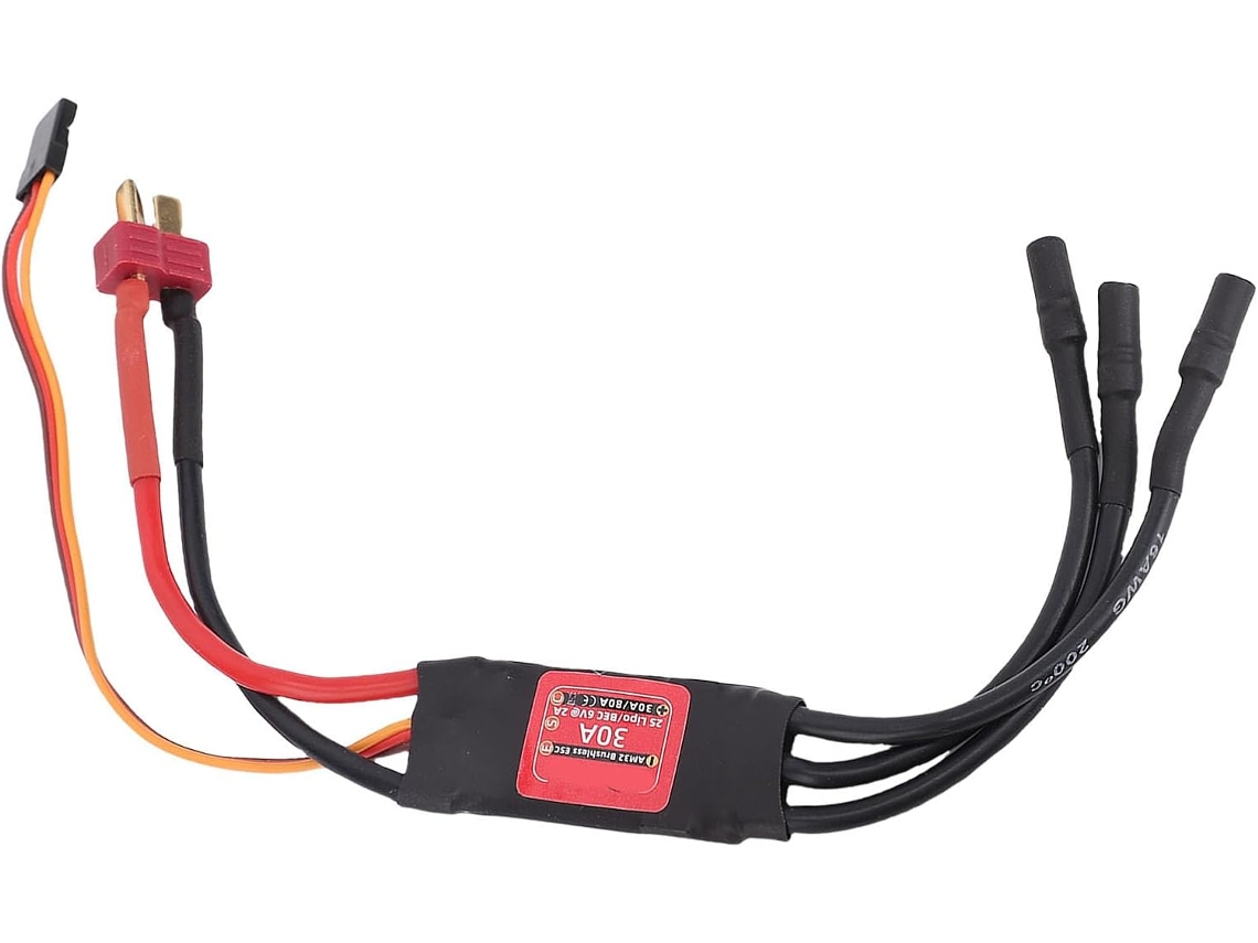 Controlador Electrónico De Velocidad (esc) Sin Escobillas De 30 A Para Coches, Barcos Y Drones Rc