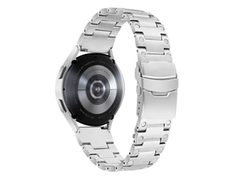 Correa de acero inoxidable 20mm para Samsung Galaxy Watch4 Active 40mm 44mm/Watch4 Classic 42mm 46mm - plata