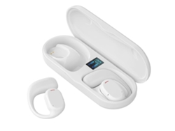 Auriculares Bluetooth 12 Horas Tecnología de Transmisión de Sonido Direccional Chip Bluetooth 5.4 Perfecto para Deportes y Juegos Blanco YEMAESRE