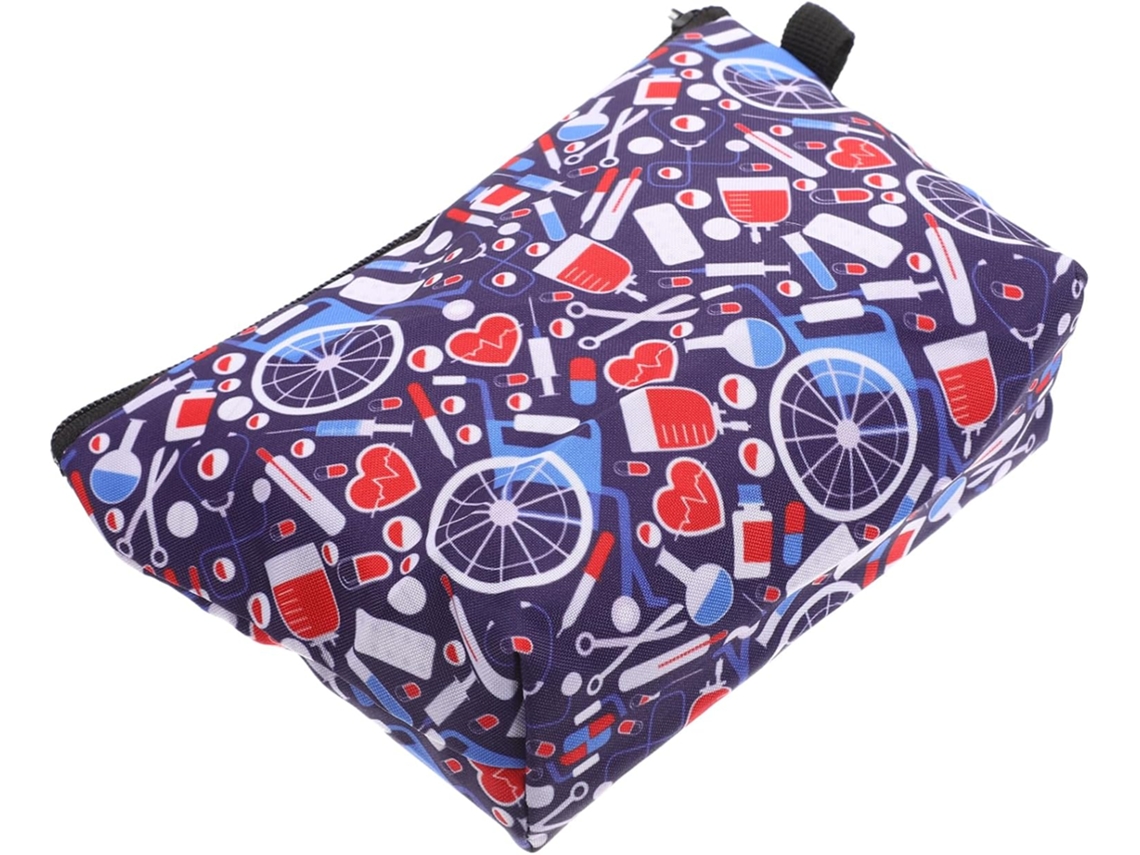 Neceser De Viaje De 2 Piezas, Neceser Estampado, Práctico Estuche De Almacenamiento.