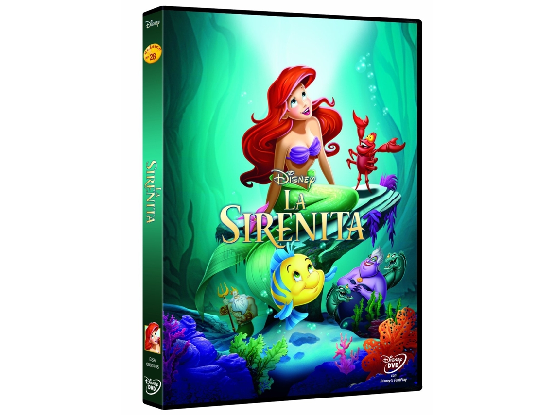 DVD La Sirenita (2014) (Disney - Edición en español)