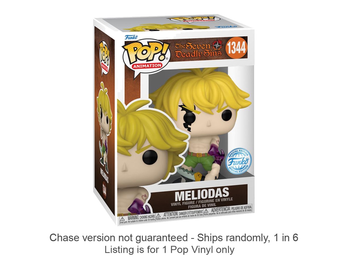 Figura Funko SIETE PECADOS CAPITALES Meliodas Demon Mode Pop! Vinyl
