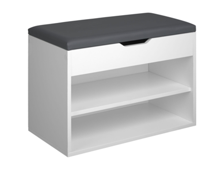Banco TECTAKE Shoeira Caldo Jasmine 60X30X43.5Cm