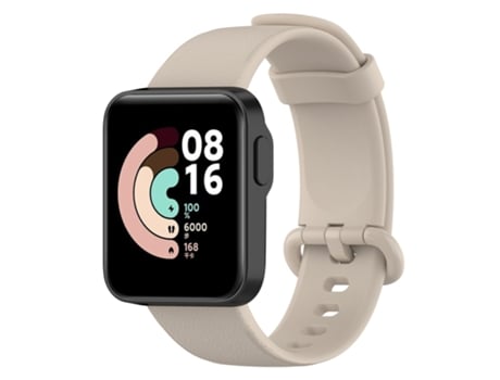 Correa de reloj inteligente para Xiaomi MI Watch Lite / Redmi Watch Correa de cuero con textura Lychee (blanco marfil)