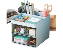 Porta- Canetas, Organizador De Mesa, 12 X 16 X 11, 5 Cm, Suporte Para Maquiagem, Solução Compacta Casa,