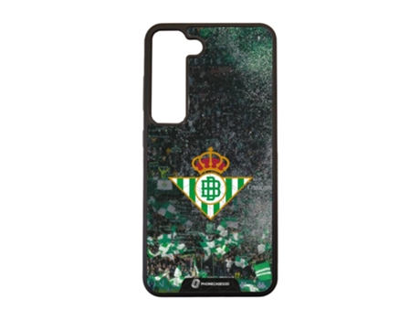 Funda Móvil Oficial Real Betis Fc para Samsung Galaxy S23 PHONECASES3D Piel Sintética Negro