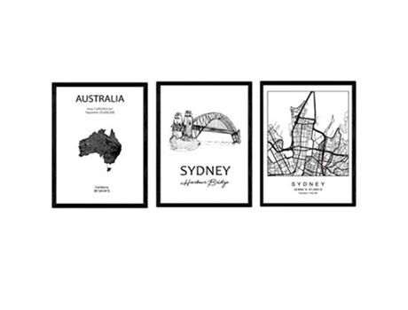 Pack de Poster NACNIC Paises y Monumentos (A3)