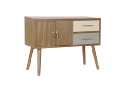 Mueble Tv Paulownia Metal Gris 90x34x66,5cm