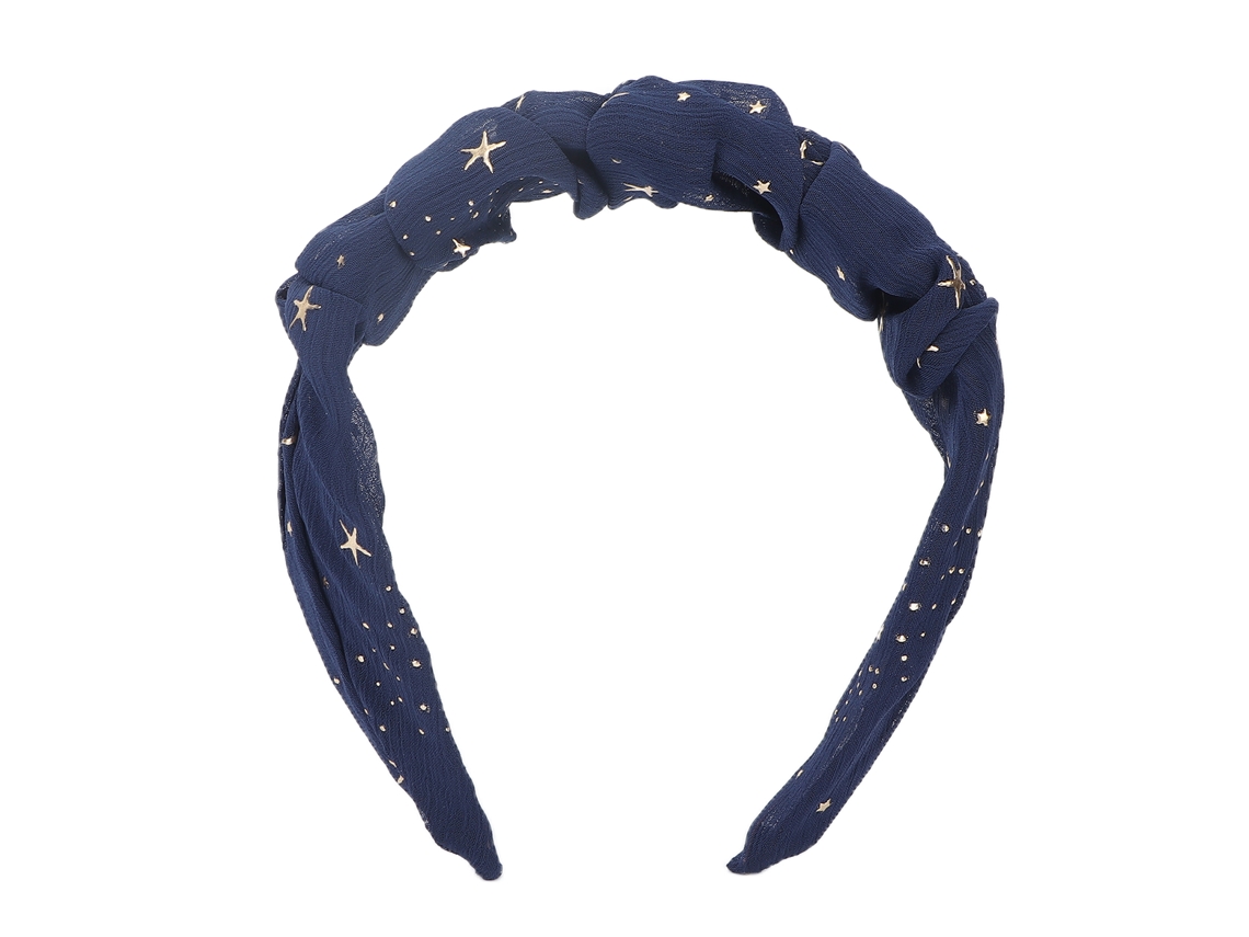 Diadema Simple Con Brillo Moda Fiesta Boda Regalo Cumpleaños Para Mujeres Niñas Azul Marino