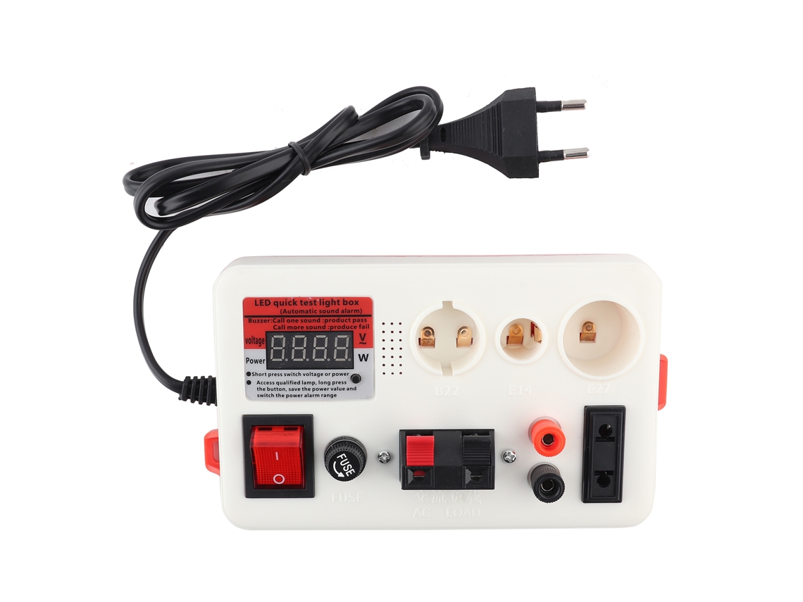 Probador rápido de bombillas LED para verificación de voltaje | Sin marca