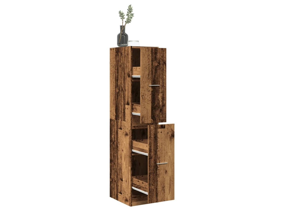 Mueble Boticário 30x41x144,5 cm Madera Derivada Madera Vieja