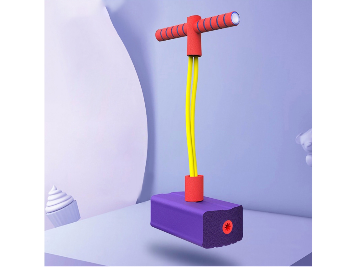 2026-saltador De Espuma Pogo Para Niños Saltador De Espuma Entrenamiento De Equilibrio Juguete Con Sonidos Chirriantes Morado Estándar