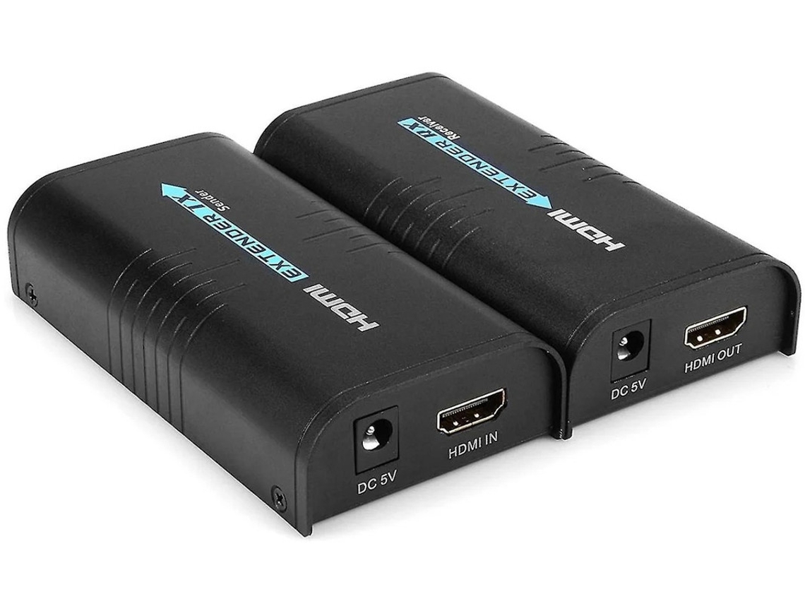 Extensor HDMI sobre IP TCP Cat5 5e 6 6e Rj45 UTP Stp Ethernet LAN Switch Soporte de red 121 9m 120m 1080p Full HD Extensión Arx373 One Yizhood