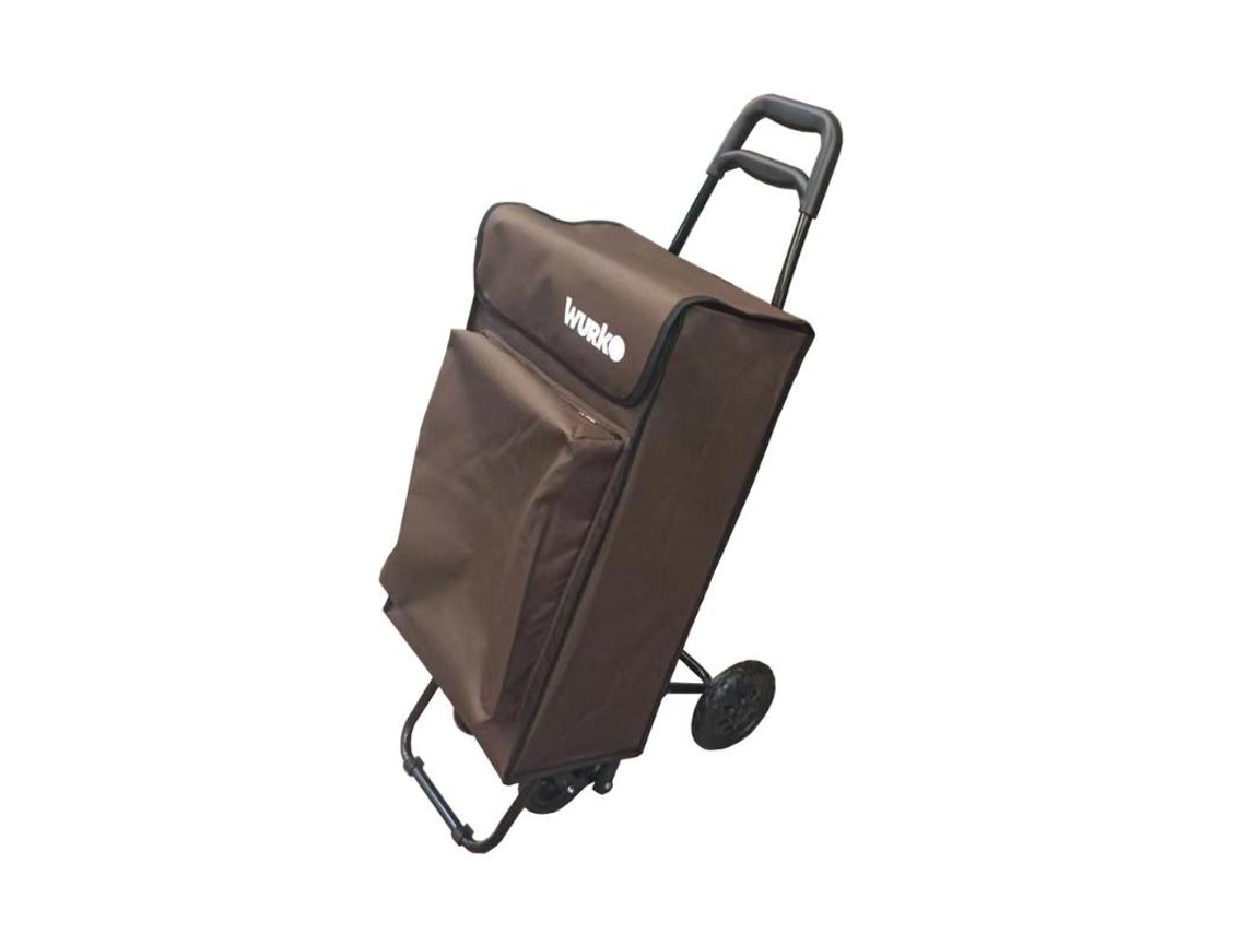 Carro compra 4 ruedas marron