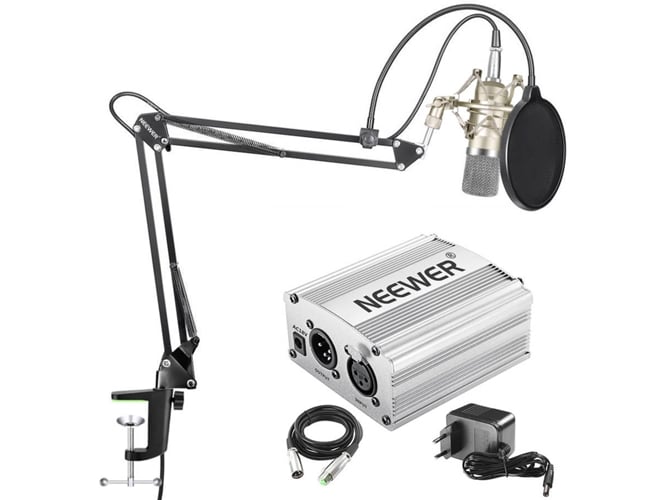 Kit Micrófono condensador NEEWER 40091021AU (Plateado)