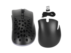 Rato Sem Fio Dual Mode Com Teclas Programáveis Rgb Iluminação Dpi Ajustável Ergonômico Para Jogos Escritório Estudo