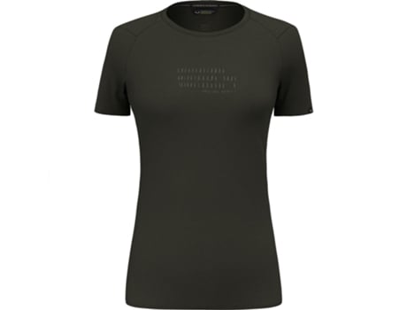 Camiseta de Mujer SALEWA Pure Box Dry Negro (2XS)