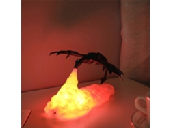 Lámpara de noche con forma de dragón 3D - Regalo ideal para niños - Rosewell