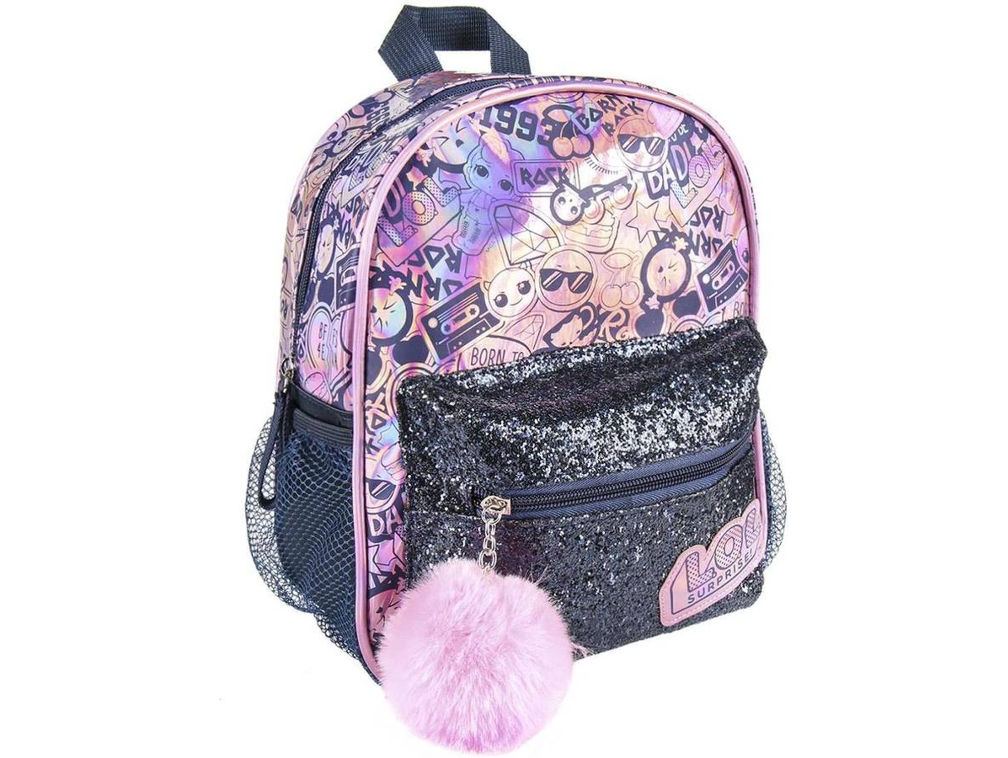 Mochila CERDÁ GROUP LOL Surprise (Gris - Poliéster - 26x21.5x10cm)