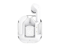 (blanco) Auriculares Inalámbricos Bluetooth Con Pantalla Led Y Sonido Estéreo Hi-fi