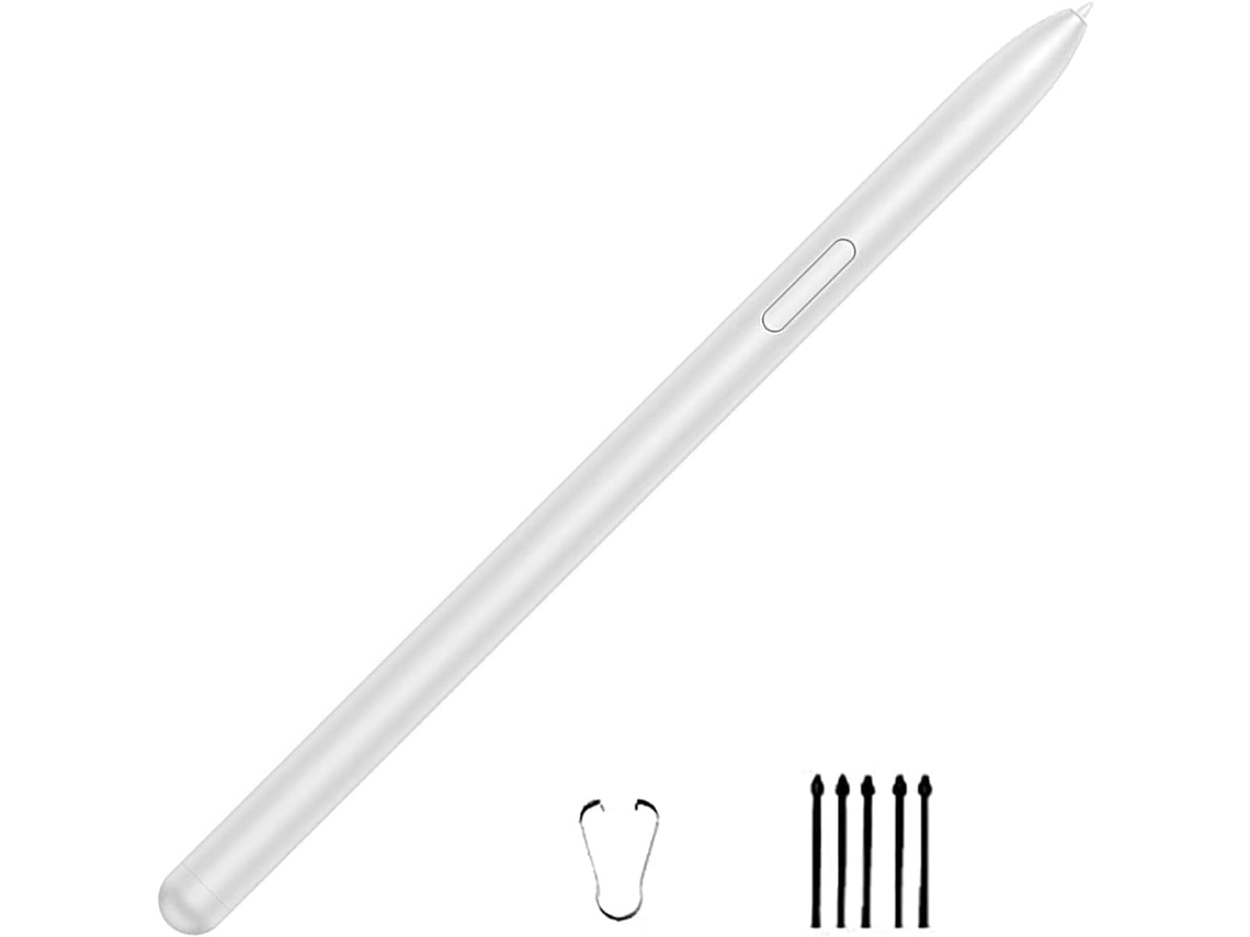 Stylus Pasivo Blanco Con Detección De Inclinación, Plug-and-play, Trazos Suaves Para S8, S7 Plus, S6 Lite.