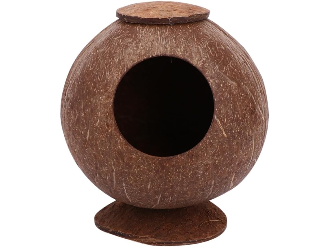 Nido De Nueces Para Mascotas, Casita Para Pájaros Con Base