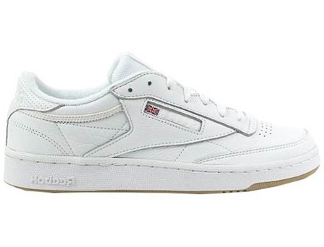 Zapatillas Deportivas REEBOK Club C 85 Hombre (Blanco -Material Sintético -40)