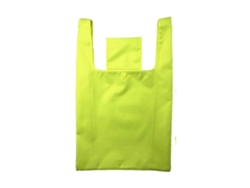 Bolsa de compras plegable de gran capacidad con asas reforzadas para artículos pesados, ideal para ir de compras y viajar. Color: Verde