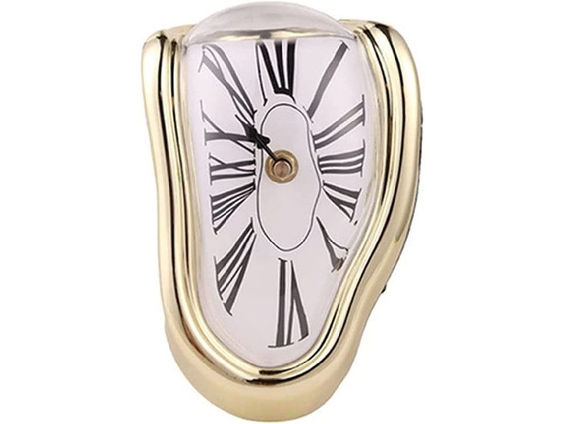Reloj De Pared Moderno Con Diseño De Fusión Distorsionada, Regalo Decorativo Para El Hogar Y El Jardín.