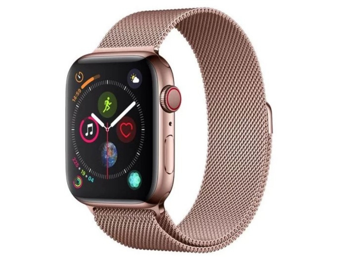 Correa para Apple Watch DEVIA Milanesa Oro Rosa 44mm Oro Rosa