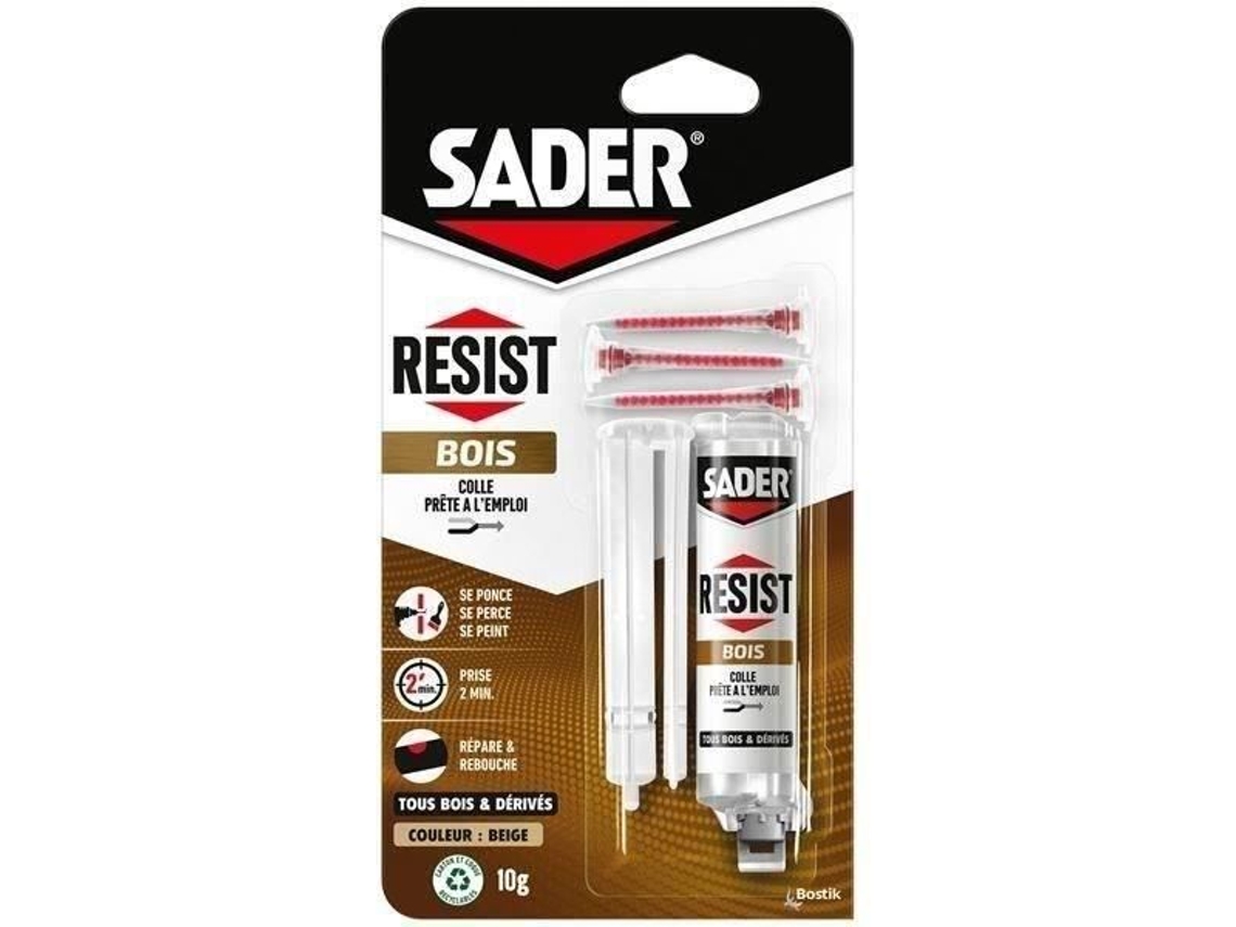 Jeringa De Madera Resistente Sader 10 G