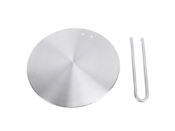 Placa Difusora De Calor De Acero Inoxidable Con Adaptador De Mango Extraíble Para Placas De Gas E Inducción 22