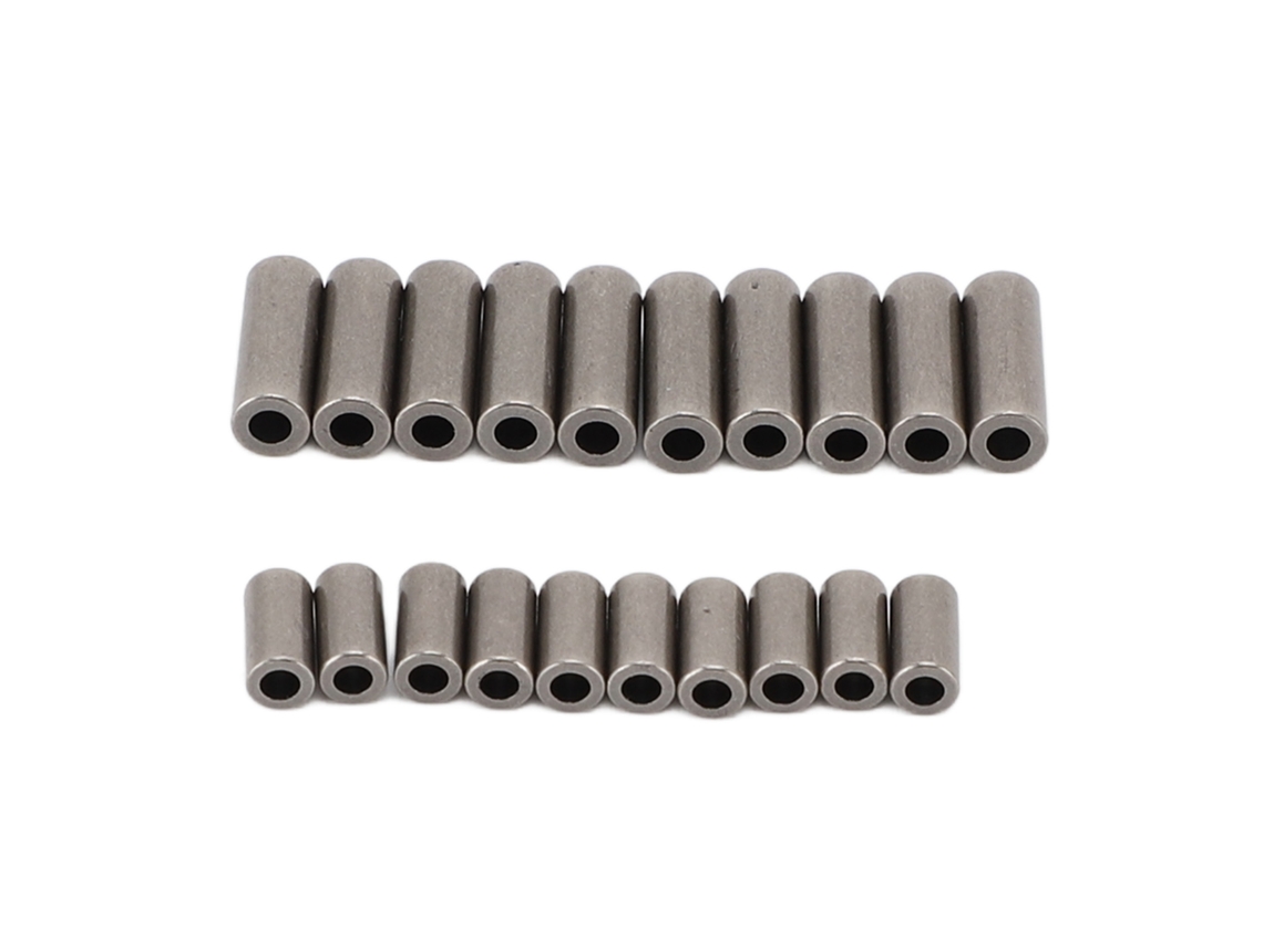 Danu26-20 Manguitos De Crimpado Para Pesca Barril Simple De Cobre Placado Tuberías Para Mar Profundo