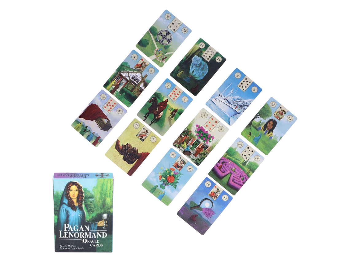 Baraja De Tarot Portátil Para Fiestas Y Adivinación, Regalo De Juego De Mesa Para El Futuro.