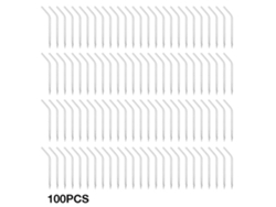 100 Puntas Metálicas Autoclavables Para Jeringas Dentales De Tracción De Aire Y Agua.