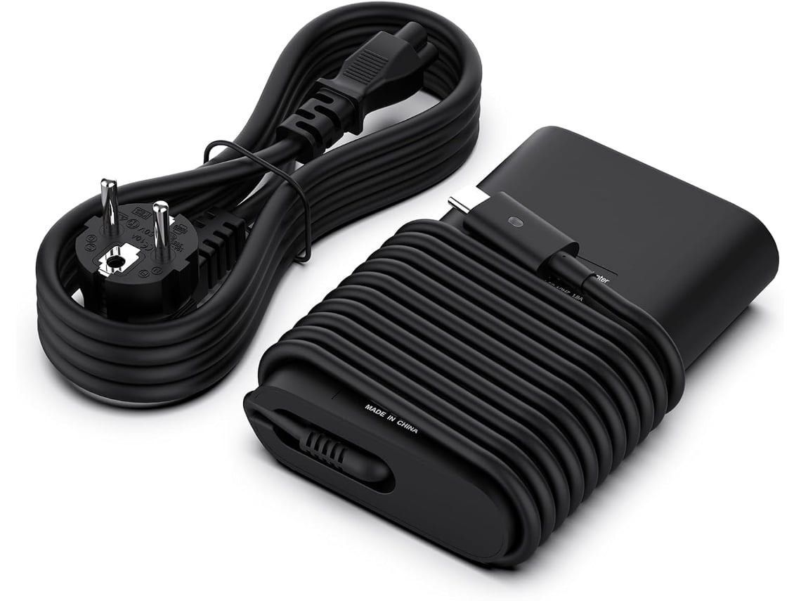 Cargador Saisiyiky Para Dell Latitude Chromebook 11 5190 Usb C 65w Negro