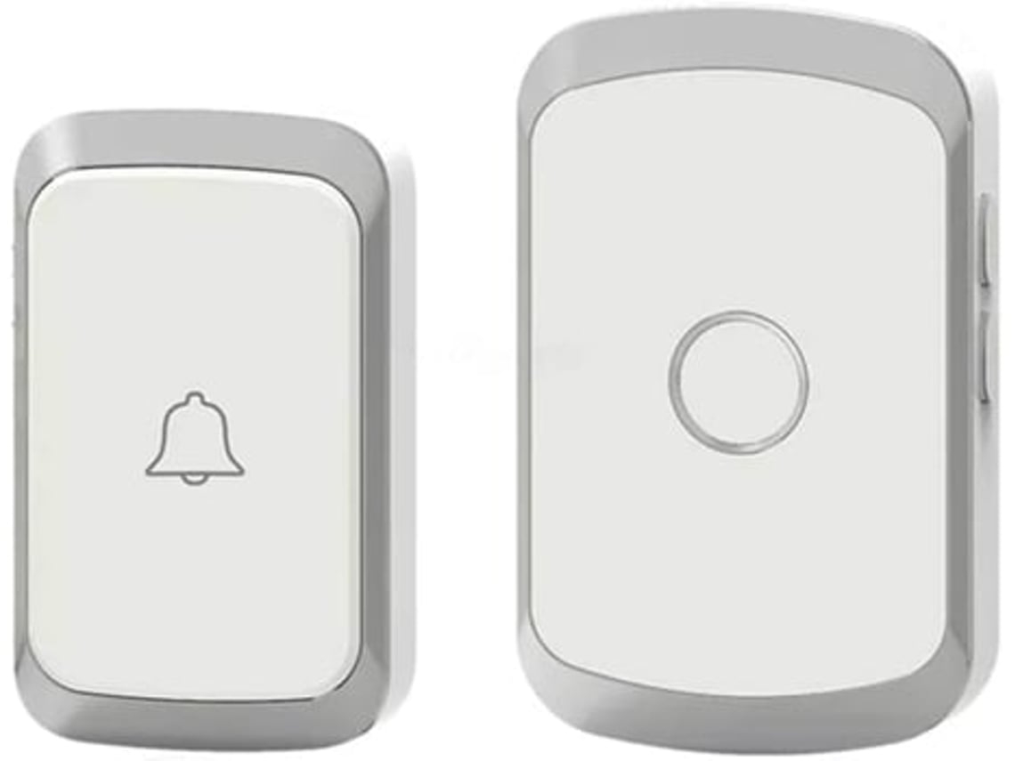 Timbre inalámbrico, timbre LED inteligente para el hogar, 1 timbre y 1 botón con un alcance de 300 metros Halinuia