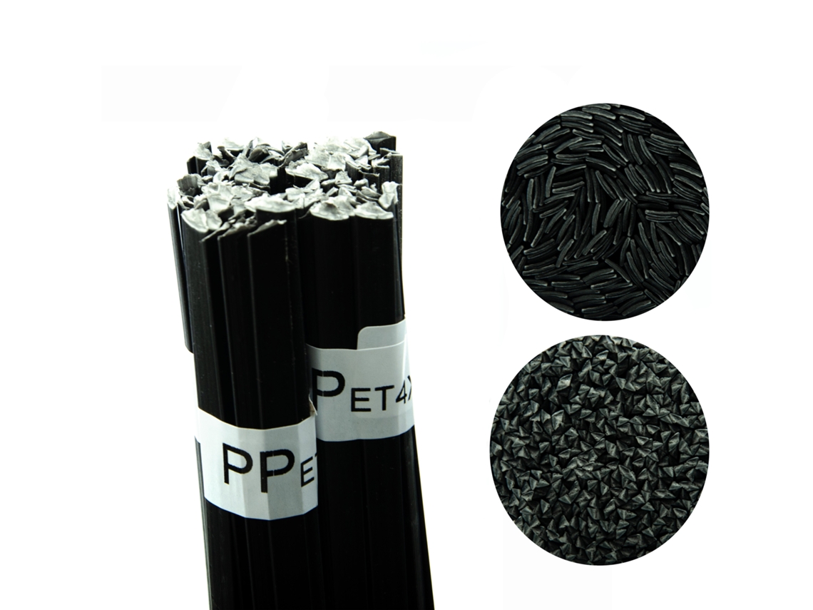 Varilla adicional PP-ET4X – Alta calidad | 42 cm, negra, 100 g | Para parachoques y mucho más
